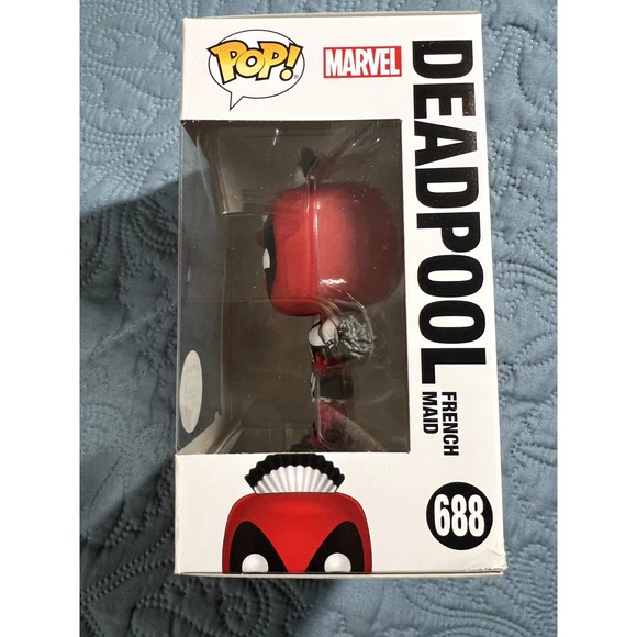 Funko Pop! Deadpool French Maid #688 – Figura De Vinilo De 4 Pulgadas, Edición Especial, Coleccionable De Marvel